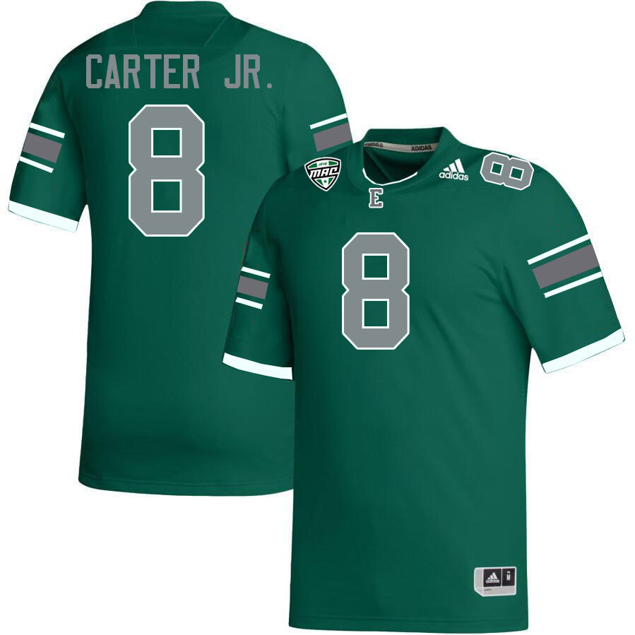 Eastern Michigan Eagles #8 David Carter Jr. College Football Jerseys Stitched-Green